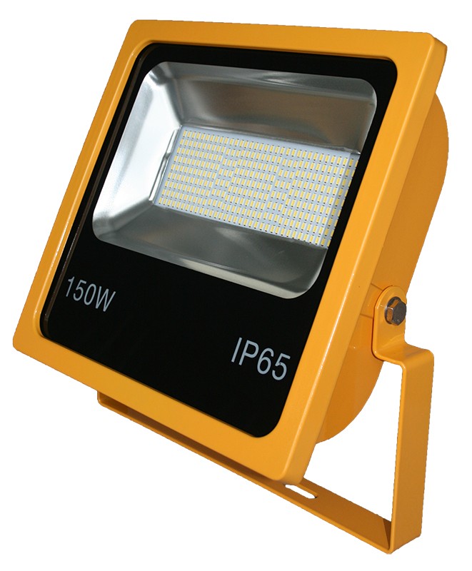 150W SMD LED Floodlight 6500K Yellow