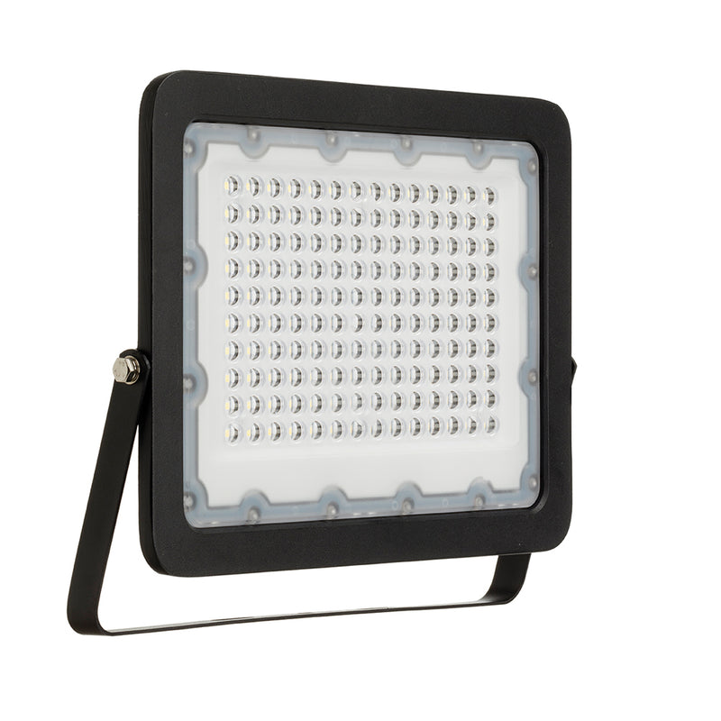 Meteor Floodlight 100W LED with Photocell 6000K IP65 Black