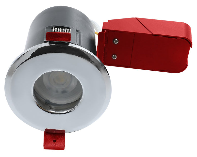 Ignis Plus Fire Rated Downlight GU10 IP65 Chrome