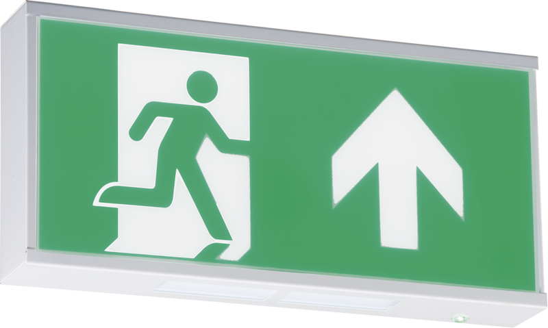 230V IP20 Wall Mounted LED Emergency Exit sign (maintained/non-maintained)