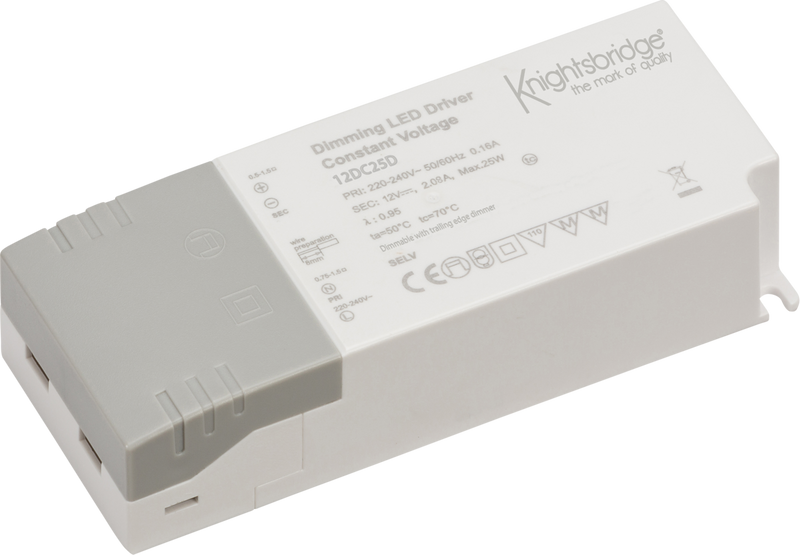 IP20 12V 25W DC Dimmable LED Driver - Constant Voltage