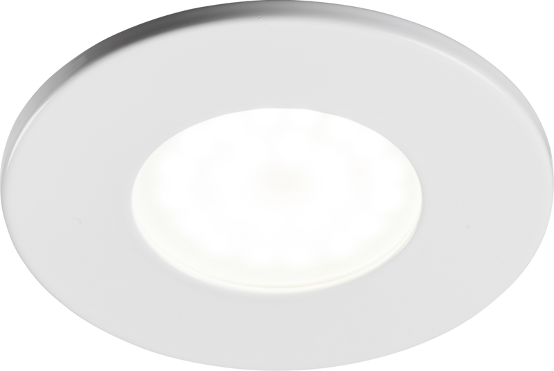 230V IP20 Fixed GU10 Fire-Rated Downlight- White