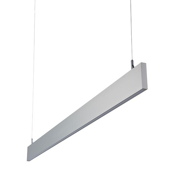 Kingsley 1lt Pendant - Silver anodised & frosted pc - 78978