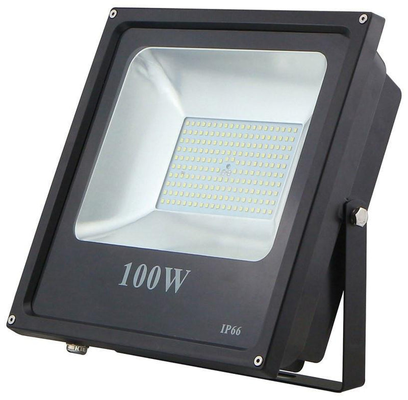 100 Watt IP65 Daylight (6500K) SMD LED Black Floodlight - Steel City Lighting